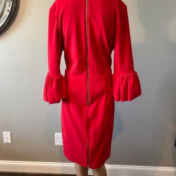 BETSY ADAMS RED DRESS - Picture 5 of 7